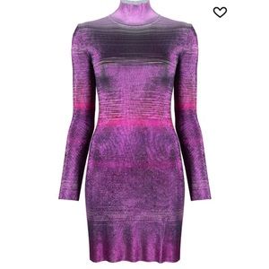 Missoni striped metallic dress